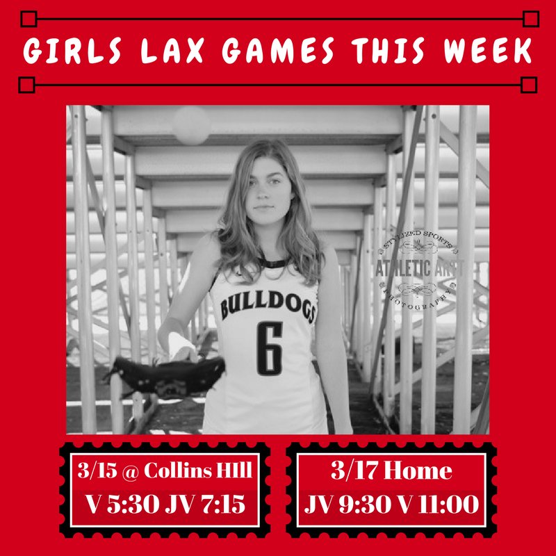 Great games this week! <a href="/CHHS_Sports/">AD@TheHill</a> Thursday and home Saturday vs Centennial! Come out and support your lax girls! #WeOverMe