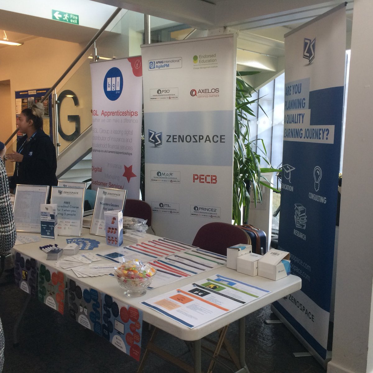 zenospace's tweet photo. #zenospace is now in @UCPeterborough for the #employability and #training day https://t.co/tnN0FWRHLu
