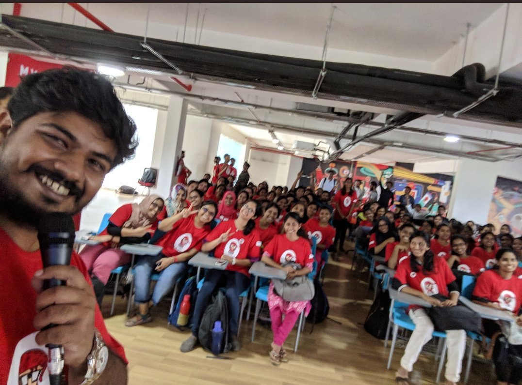 gayathrir9911's tweet photo. A very enthusiastic day which gave an initial step for the beginners to code in Ruby on Rails.#RailsGirls #RailsGirlsKochi #RGK18 https://t.co/t3vYAIVPUZ