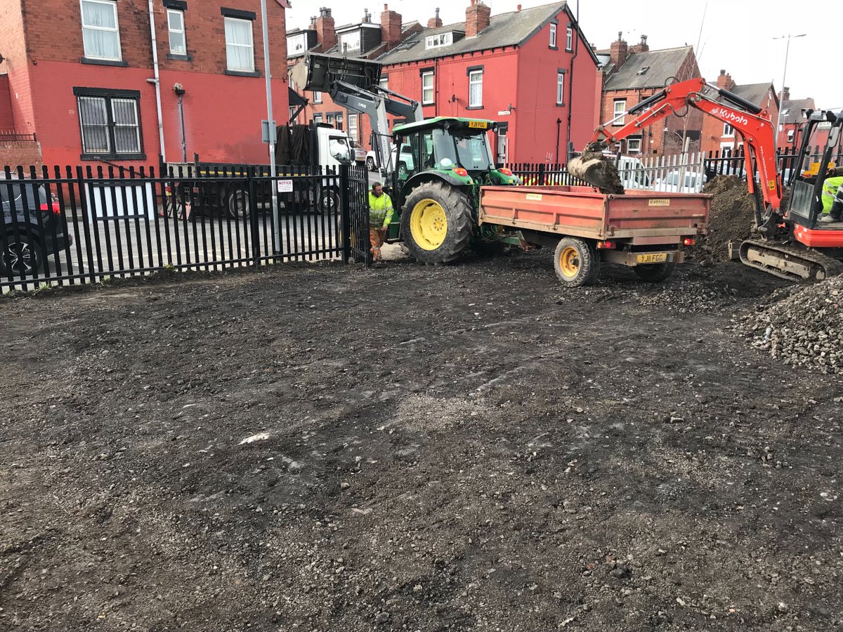 CATCHLeeds's tweet photo. Development of our new & improved car park has started this morning #ImprovingFacilities https://t.co/f8sQxi2k83