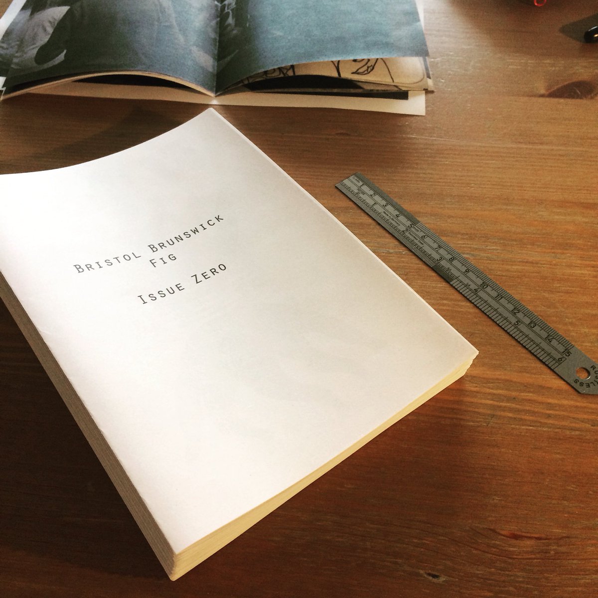 BrunswickFig's tweet photo. BBF Issue Zero is happening! ✂️✂️✂️ See you at @counterplymouth 💛💛💛 #zines #Counter2018 https://t.co/cGs3pjdKRZ