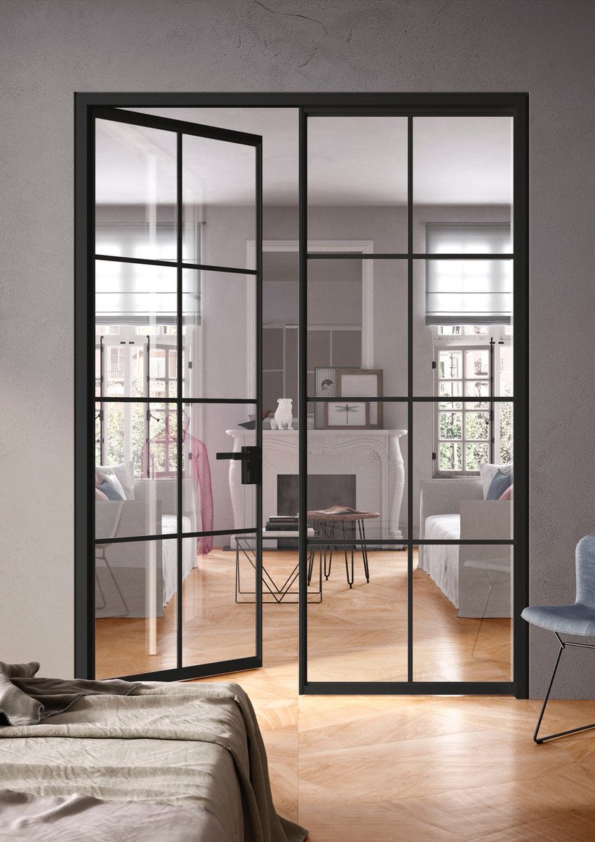 Industrial style and art deco flair meets contemporary door design <a href="/specifybluebell/">Bluebell Architectural Products</a> 

buildingcentre.co.uk/news/industria…