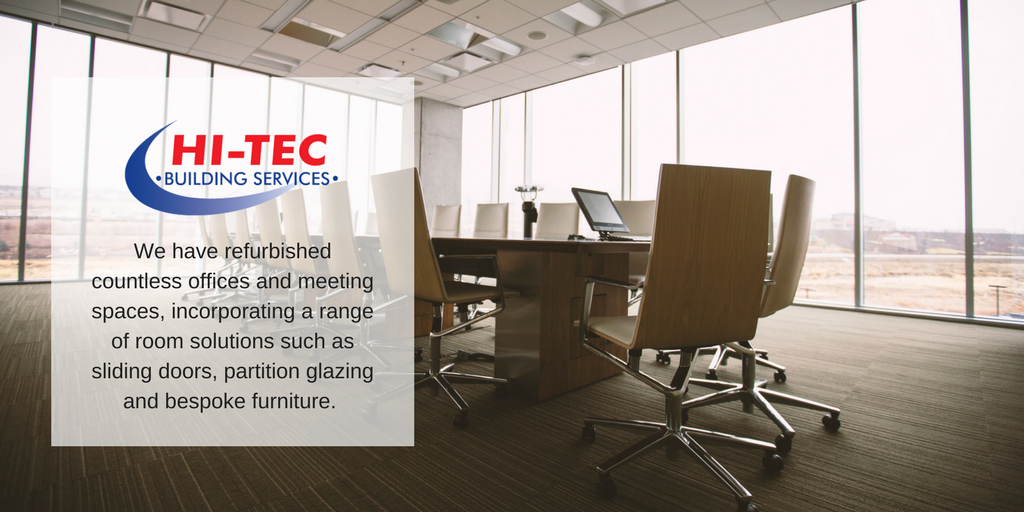 HiTecBuild's tweet image. Office refurbishment plans? Email us at hello@htbuildingservices.co.uk #office #refurbishment #london