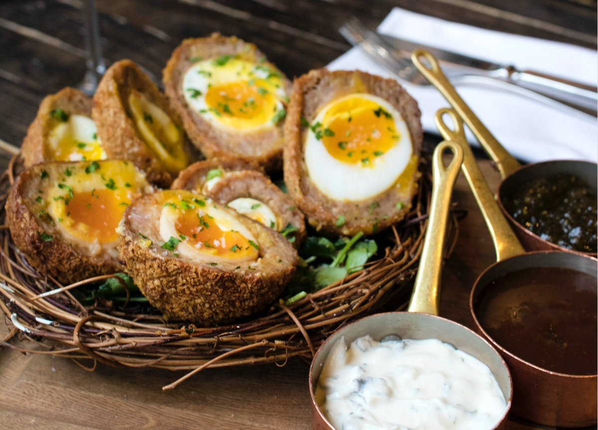 Book in over #EasterWeekend to try our limited edition #scotchegg basket buff.ly/2D50jBf