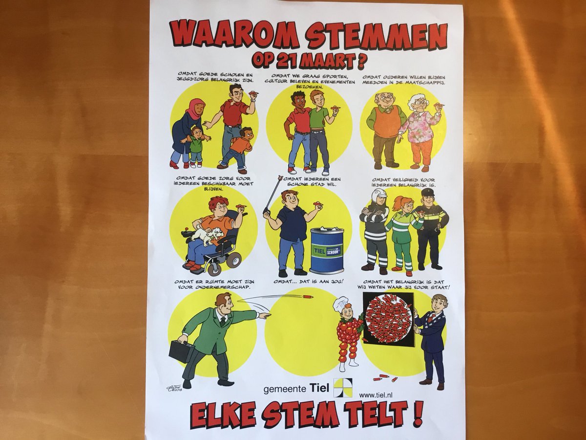 Geef uw idealen een stem! Er zijn plekken in de wereld waar mensen uren in de brandende zon staan om voor het eerst te kunnen stemmen. Democratie is geen vanzelfsprekendheid! Elke stem telt. Juist ook bij de gemeenteraadsverkiezingen. 21 maart #GR2018