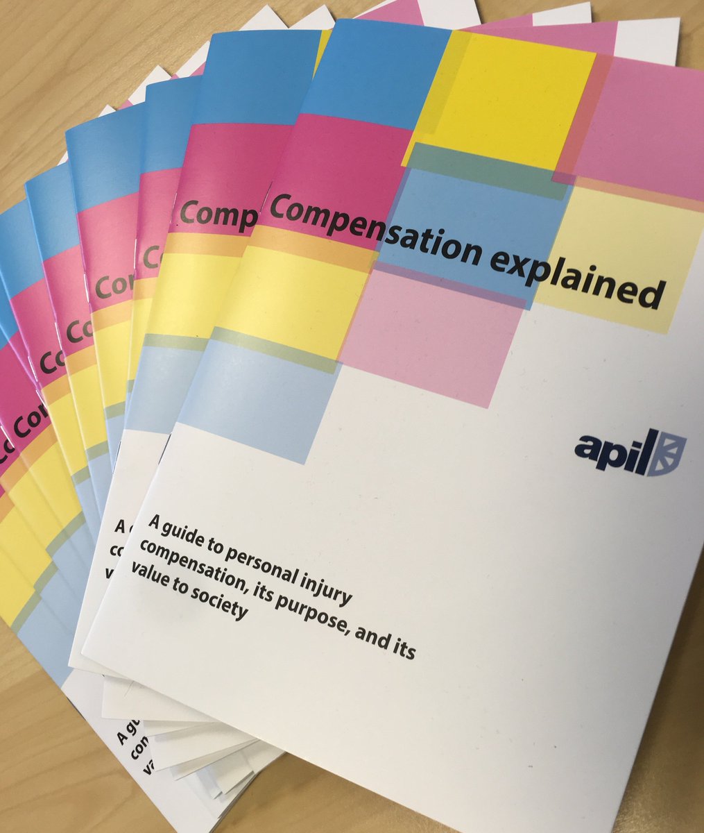 APIL's tweet photo. We all need to appreciate the realities for injured people who have their lives thrown into disarray, on any scale, through no fault of their own #CompensationExplained https://t.co/3WVTqwp4iH https://t.co/eA3RNpciHr