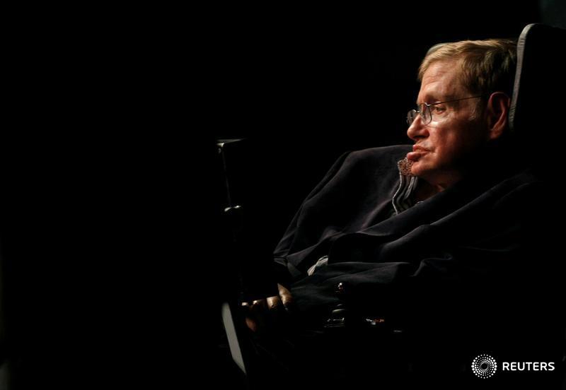 Reuters's tweet photo. Physicist Stephen Hawking dies aged 76 https://t.co/EYjJ4KVDeD https://t.co/VarulLVSco