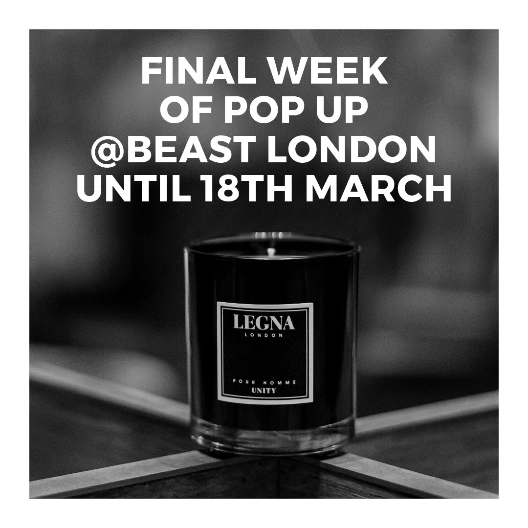 LegnaLondon's tweet photo. Final week of our London Pop Up at BEAST London until 18th March #popup #popupshop #popupstore #candles #coventgarden https://t.co/sKJPOXyvl0