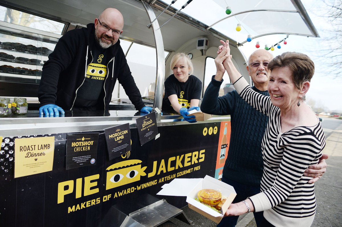 PieJackers's tweet photo. Another booking confirmed this morning #piepod #mobilecatering #piejacked Proud members of @NCASS_UK #qualitycounts #lovepies https://t.co/xEpnAHC7uA