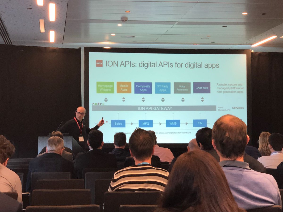massimocapoccia's tweet photo. #infor ION APIs, the one API for the cloudsuite. #inforOS #TechEd https://t.co/ytIUUiMJ1R