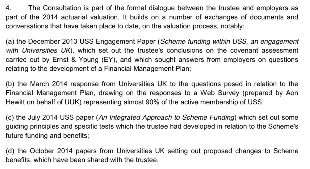 screen shot of point 4 of cover note document referred to in tweet