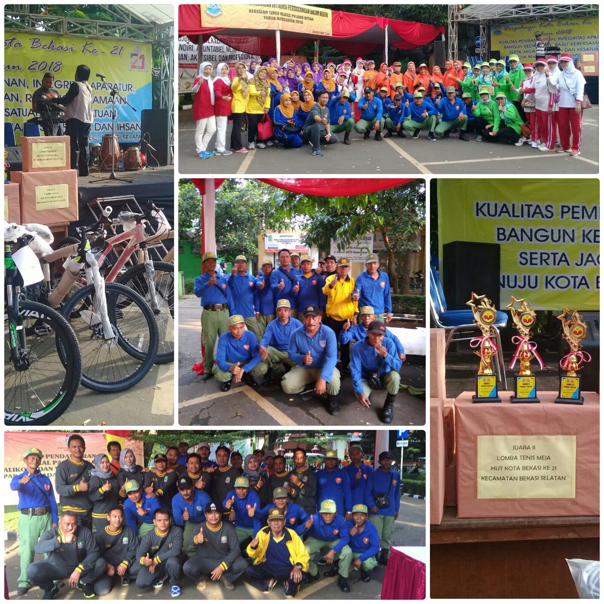 kel_jakamulya's tweet photo. Dalam rangka HUT KE-21 KOTA BEKASI tingkat Kec.Bekasi Selatan ...
Kel. JakaMulya ikut serta dalam acara jalan santai, lomba tumpeng dll. bersama LINMAS serta IBU - IBU KADER PKK DAN POSYANDU #kotabekasimaju https://t.co/XEUPsGESYn
