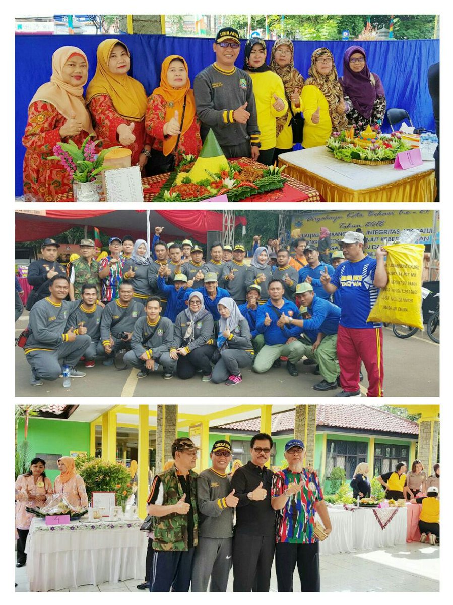 kel_jakamulya's tweet photo. Dalam rangka HUT KE-21 KOTA BEKASI tingkat Kec.Bekasi Selatan ...
Kel. JakaMulya ikut serta dalam acara jalan santai, lomba tumpeng dll. bersama LINMAS serta IBU - IBU KADER PKK DAN POSYANDU #kotabekasimaju https://t.co/XEUPsGESYn