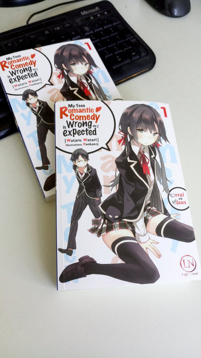 Editions_Ofelbe's tweet photo. J-1 avant la sortie officielle de notre première comédie scolaire : #MyTeenRomanticComedy !
Nous sommes ravis que vous puissiez enfin découvrir les aventures de Hachiman et Yukino. 😊

#LightNovel #Roman #Adolescence #Jeunesse https://t.co/sGEfamdyzK
