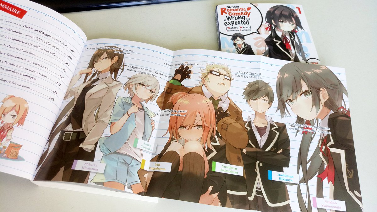 Editions_Ofelbe's tweet photo. J-1 avant la sortie officielle de notre première comédie scolaire : #MyTeenRomanticComedy !
Nous sommes ravis que vous puissiez enfin découvrir les aventures de Hachiman et Yukino. 😊

#LightNovel #Roman #Adolescence #Jeunesse https://t.co/sGEfamdyzK