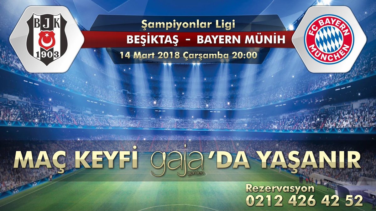 Avrupa'da bayrağımızı dalgalandıran temsilcimiz Beşiktaş'a,Bayern Münich mücadelesinde başarılar dileriz. #BeşiktaşınMaçıVar #Beşiktaş