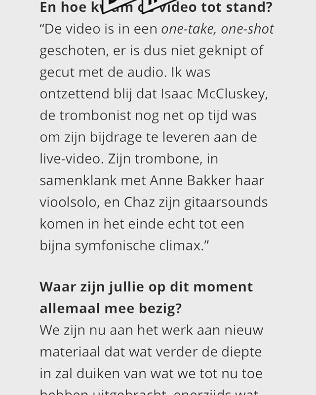 Jawel jawel, antwoorden op uw vragen bij <a href="/thedailyindie/">Daily Indie</a> ;) enjoy your trip! Link in bio ,
,
,
,
,
,
#video #live #band #ambient #downtempo #dutch #interview #premiere #guitar #bass #ableton #keys #electronicmusic #liveelectronicmusic #space #chill #yoga … instagram.com/p/BgT78x7jjCN/