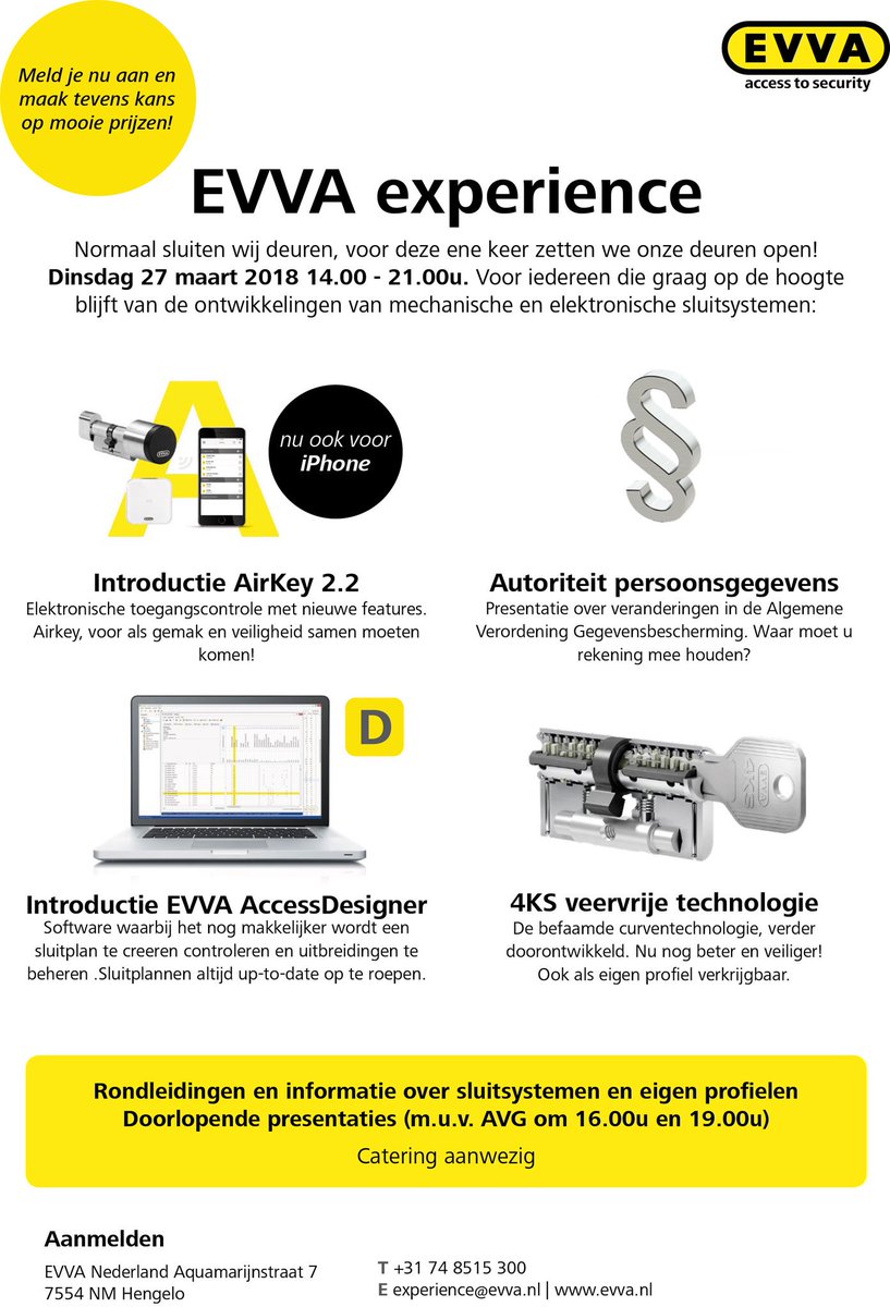 Normaal sluiten wij deuren, nu zetten we onze deuren open!