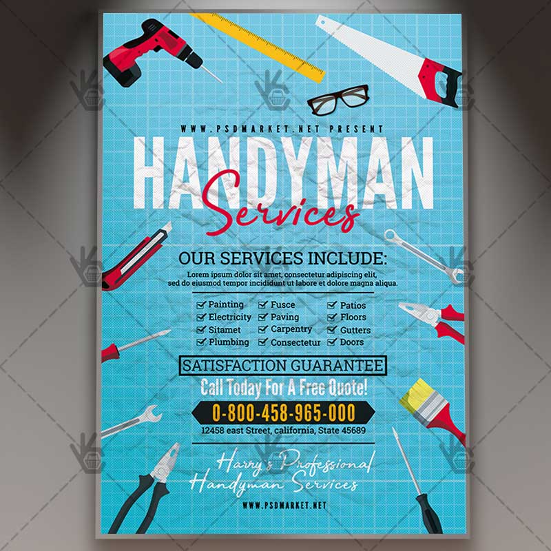 Handyman Services Flyer - Community PSD Template.
#builders #buildingservice #carpenter #carpenters #flyer #handyman #handyman #handymanflyer #handymanservices
DOWNLOAD PSD TEMPLATE HERE:
psdmarket.net/shop/handyman-…
MORE FREE AND PREMIUM PSD TEMPLATES:
psdmarket.net/shop/