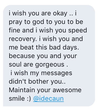 @idecaun You got a secret message 💌😍