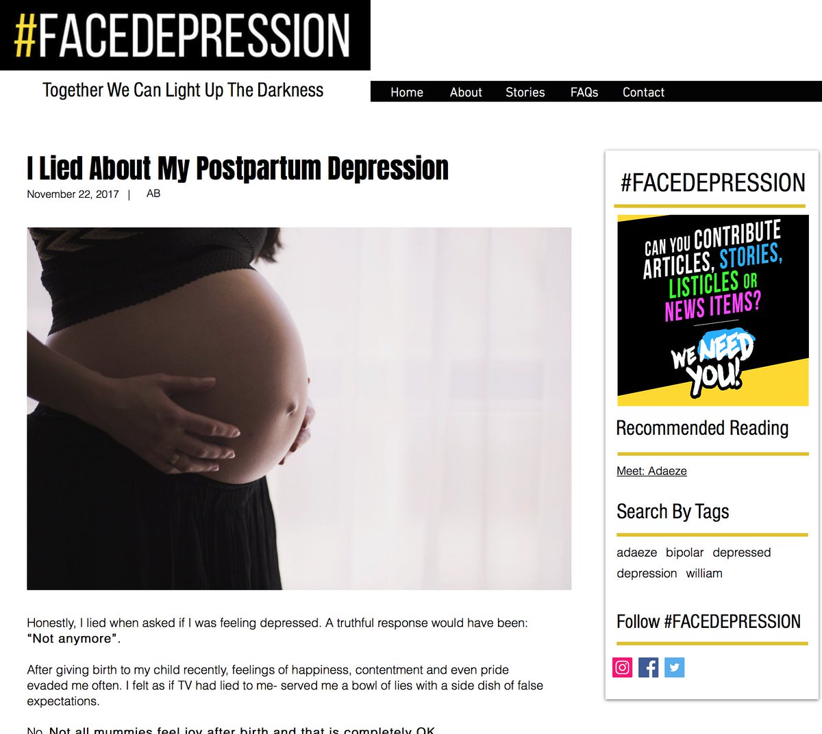 Face_Depression's tweet photo. Have you read the articles on our new website? 
https://t.co/x9pcXIyS2L https://t.co/r9SfTnHWNM