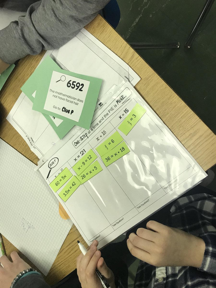 Ms__Fowler's tweet photo. Pi Day themed Escape Room! Who stole the Pi??? https://t.co/M5GbUvvD7Q