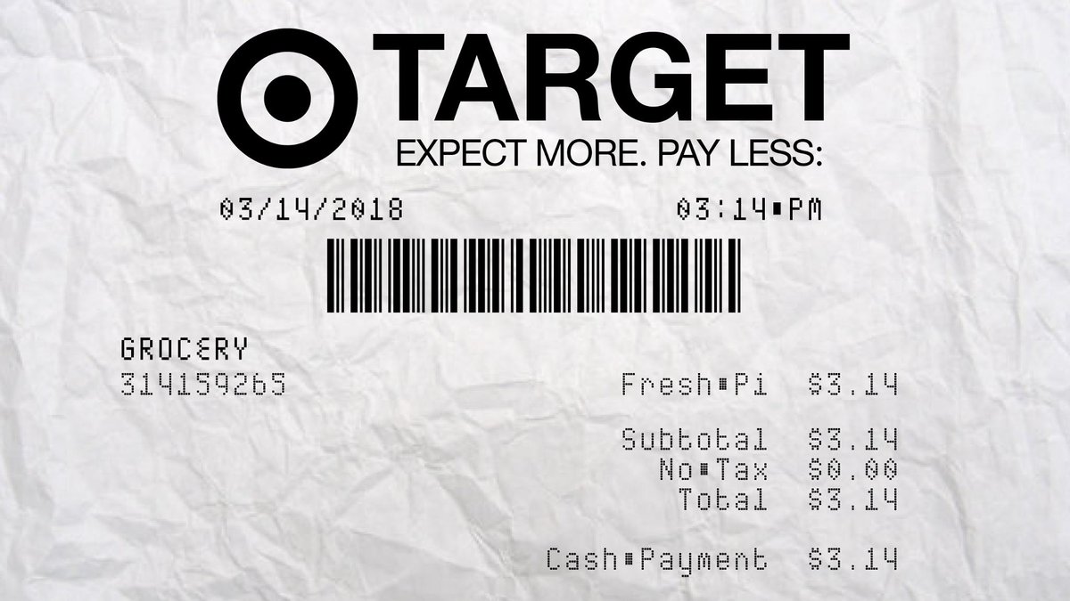 Proof of a well-rounded #TargetRun! 🤓 #PiDay