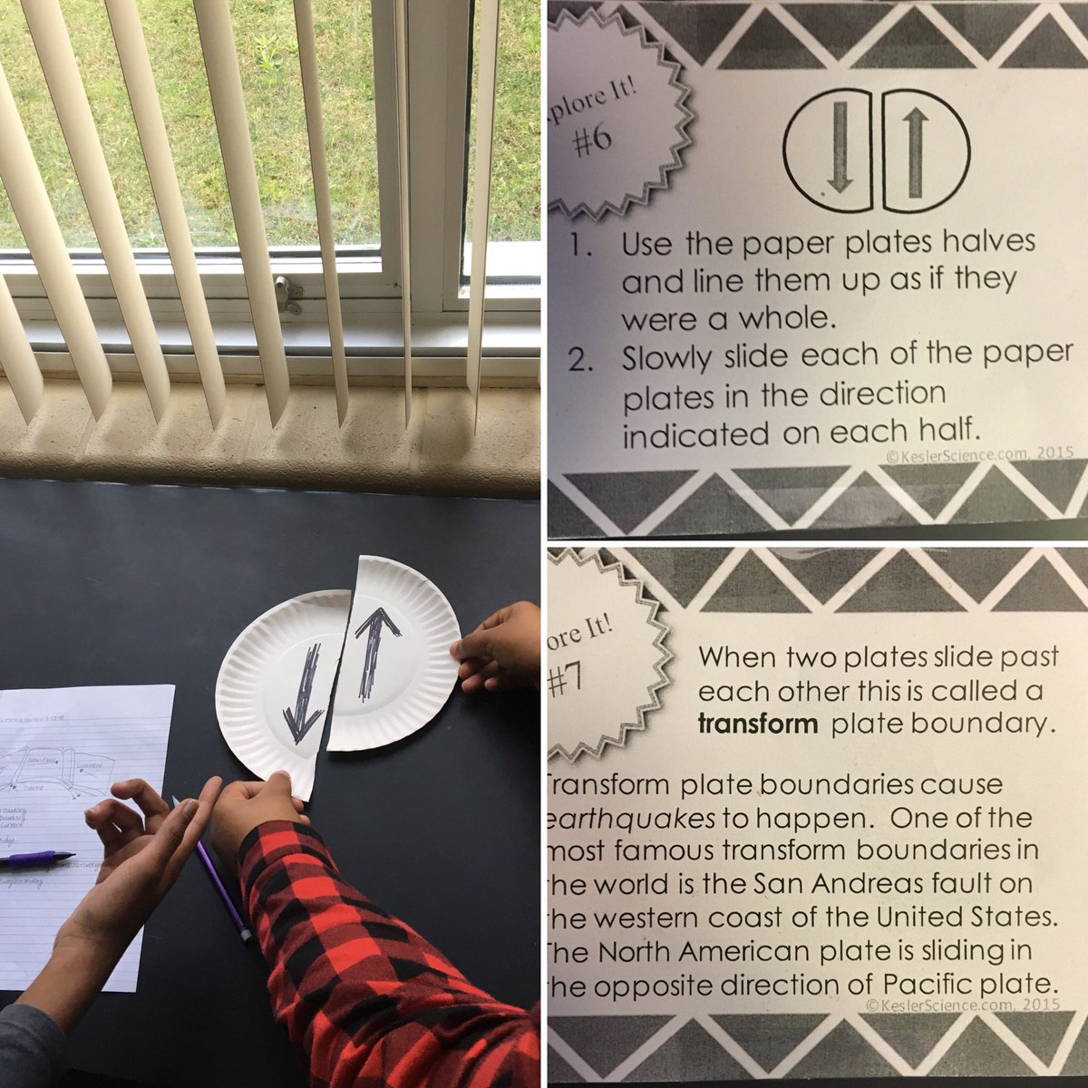 NMSTrojans's tweet photo. 6th grade science students use everyday/household items to explore and demonstrate plate tectonics and the interactions at different plate boundaries. #AllDirectionsPointNorth #HCSMakeItCount #RealWorldConnections https://t.co/dDrQFDGDaD