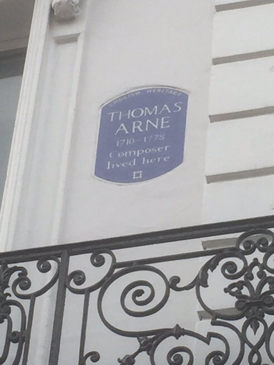 britplaquetrust's tweet photo. In #CoventGarden and breezing past the plaque to the man who composed #RuleBrittania which was debuted at #Clivedon in 1740. https://t.co/uKOecsYooM