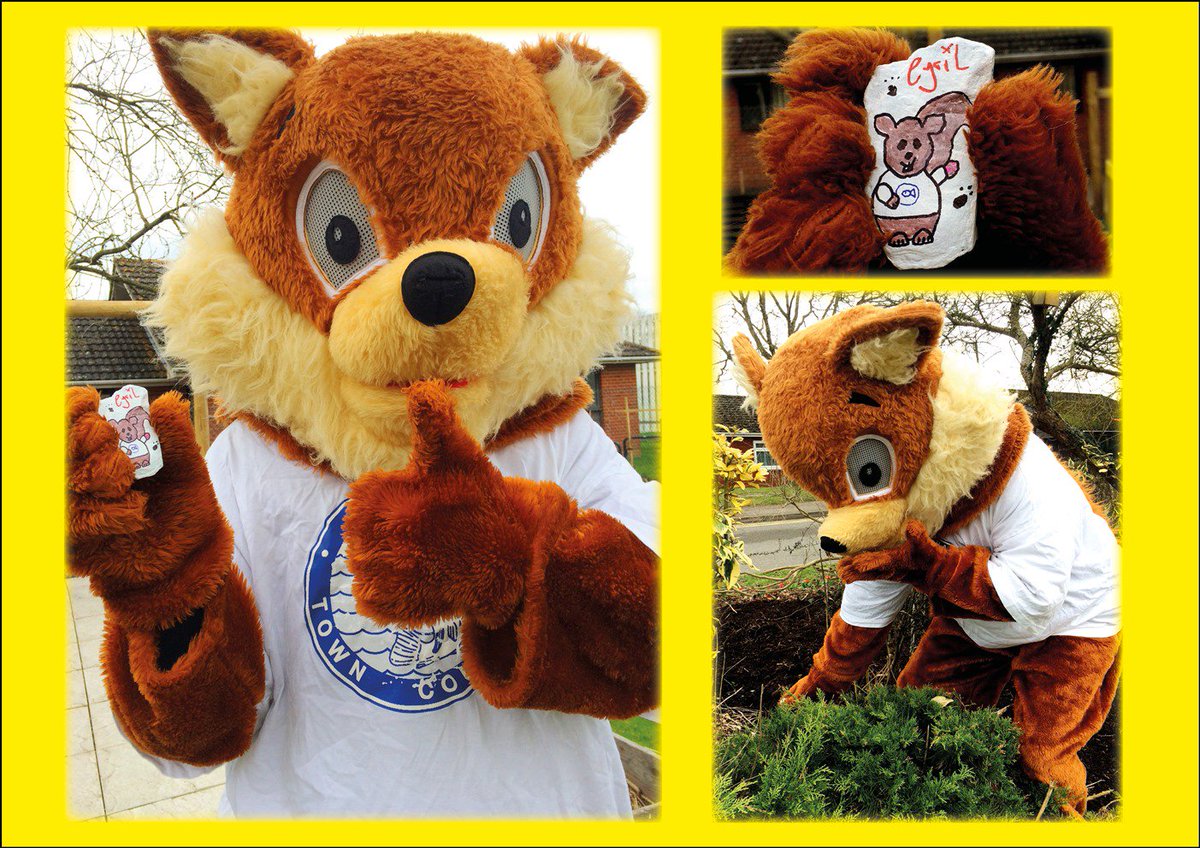 ThatchamTC's tweet photo. Who's joining in with the #ThatchamRocks craze? #Thatcham Town Council mascot Cyril the Squirrel has hidden his own special rock- see if you can find it! #CyrilRocks https://t.co/NPE0jufRYl