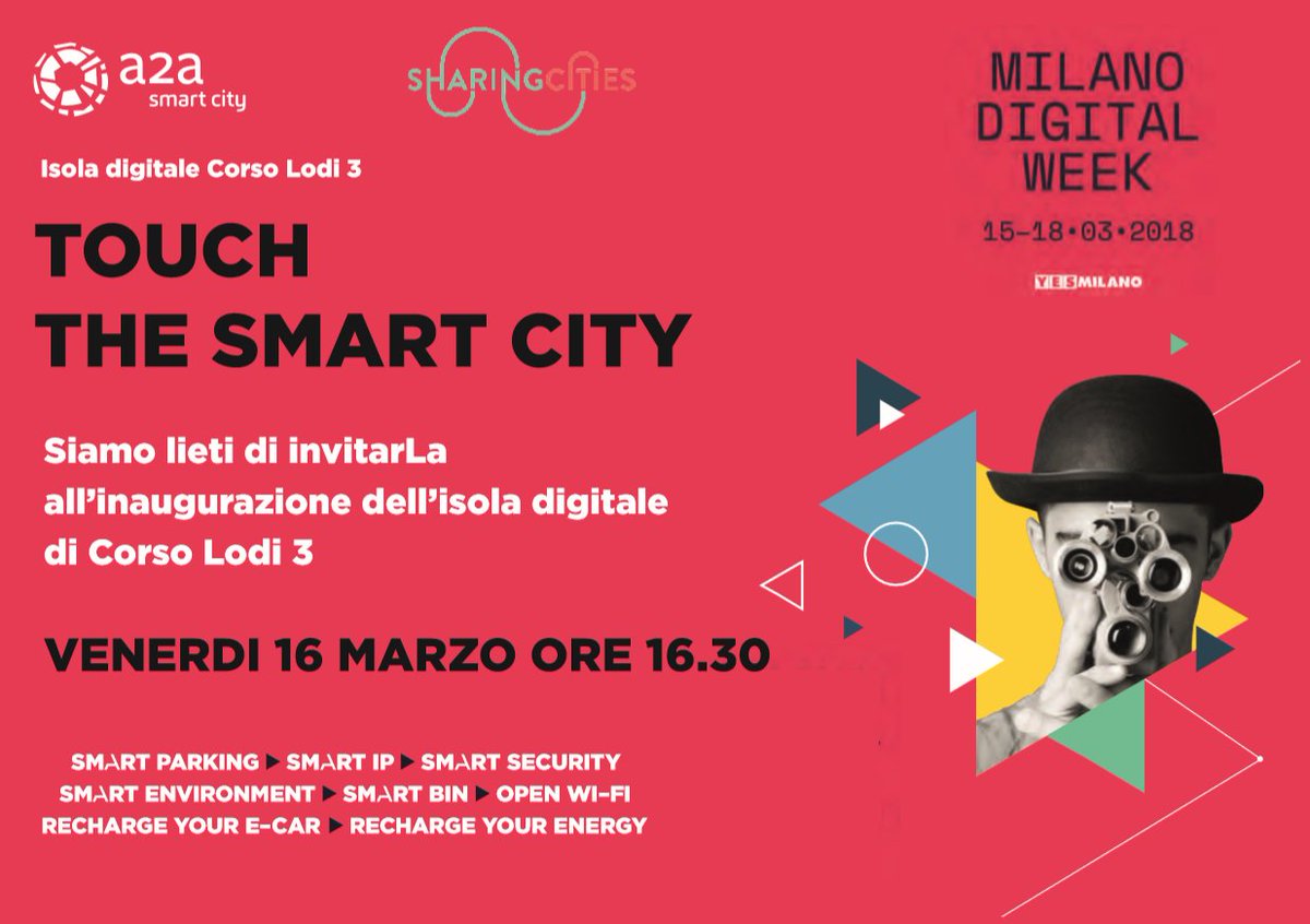 gruppo_a2a's tweet photo. In occasione della @MI_DigitalWeek, @A2ASmartCity darà la possibilità di toccare con mano cosa significa vivere realmente in una smart city. L'appuntamento è per venerdì 16 alle 16.30! https://t.co/nBcmExsmZu https://t.co/mWoLLTpqPD