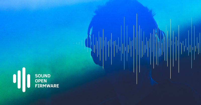 TheSOFProject's tweet photo. Check, 1, 2. Did you *hear*? Open source audio DSP firmware and SDK just announced at #lfelc. Learn more at https://t.co/D2ykT44BPR https://t.co/tLNoLSXgyY