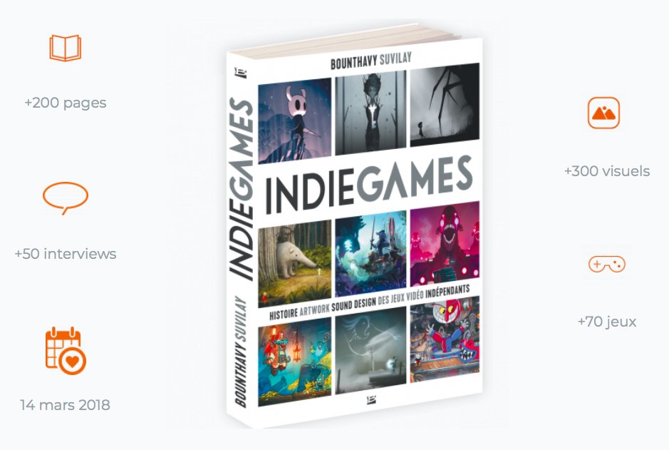 Indie Games, l'ouvrage dédié aux jeux-vidéo indépendants de <a href="/BragelonneFR/">Éditions Bragelonne</a> est disponible dans vos librairies (et sur internet). Deux exemplaires sont à gagner en faisant un RT de ce message ! Fin le 15/03 à 17H !