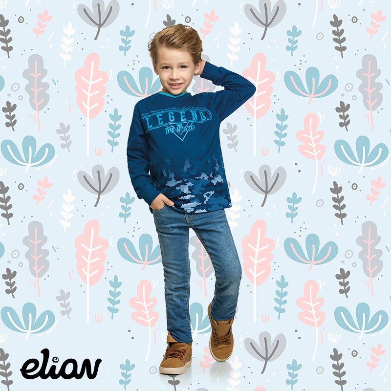 Para os meninos aventureiros a coleção #InvernoElian tá cheia de surpresas. Olha que linda essa camiseta com estampa camuflada, é a cara do seu pequeno! 😋
Confira a nossa coleção em: elian.com.br/lookbook/
#ElianTextil