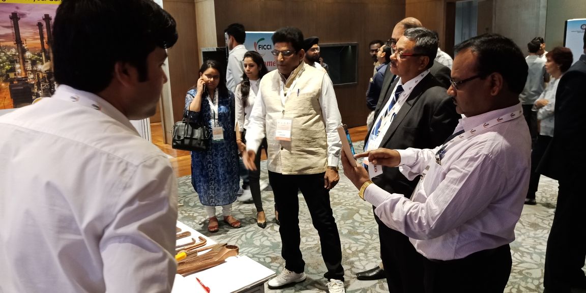 PahwaMetalTech's tweet photo. Showcasing #CopperTitanium #NonSparking Hand #Tools at at Conference on #Chemical & #Industrial #Disaster Management in Ahmedabad from 14-16 March 2018 organized by @ficci_india
Happy to interact with delegates on #safety from @isro @HPCL @BPCLimited @ONGC_ @oilpr @TataSteelLtd https://t.co/c4F0yCF9gM