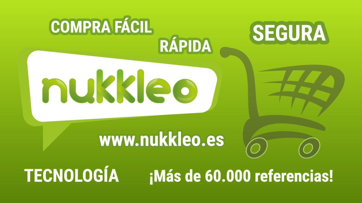 InfoNukkleo's tweet photo. Realiza tus #ComprasOnline con total confianza y seguridad en https://t.co/CpBg6ZR8oL 🛒 
¡La oferta más completa en #Tecnología con más de 60.000 referencias a tu disposición! 

#Nukkleo #TiendaOnline #CompraSegura 🔐 https://t.co/tiGxGN5Kar