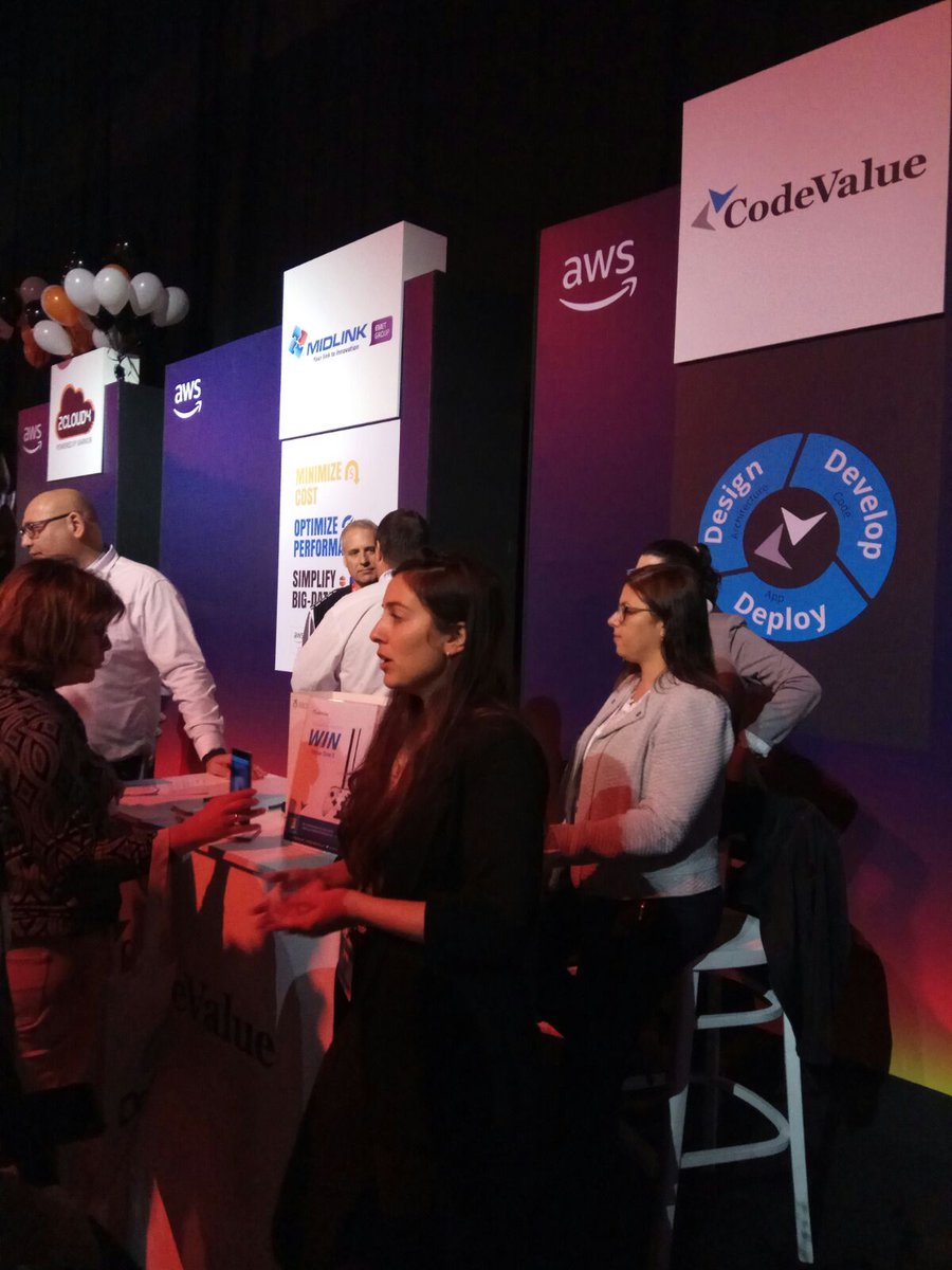 CodeValue's tweet image. Design Architecture, Develop Code, Deploy App. Come meet the #CodeValue experts at @awscloud Summit. #AWSSummit