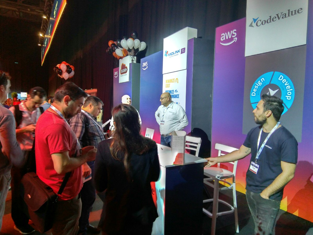 CodeValue's tweet image. Design Architecture, Develop Code, Deploy App. Come meet the #CodeValue experts at @awscloud Summit. #AWSSummit