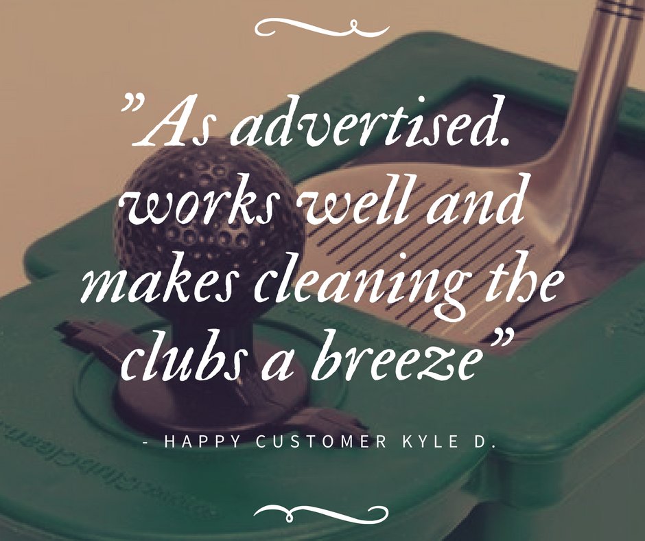 ClubCleanInc's tweet photo. Thank You Kyle D!
We're glad you enjoy our Club Clean Club &amp; Ball Cleaner. https://t.co/FcQM89TkLb