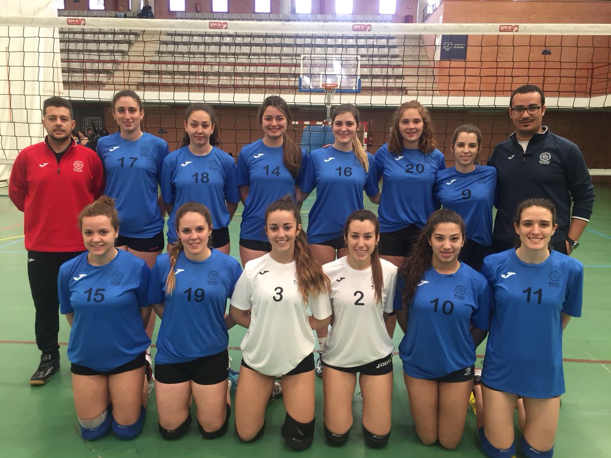 GIBRADEPORTES's tweet photo. La representación olontense en los Campeonatos de Andalucia Universitarios de Voleibol luchará por el bronce https://t.co/BZmgmjiAAv https://t.co/q0M86paW8C