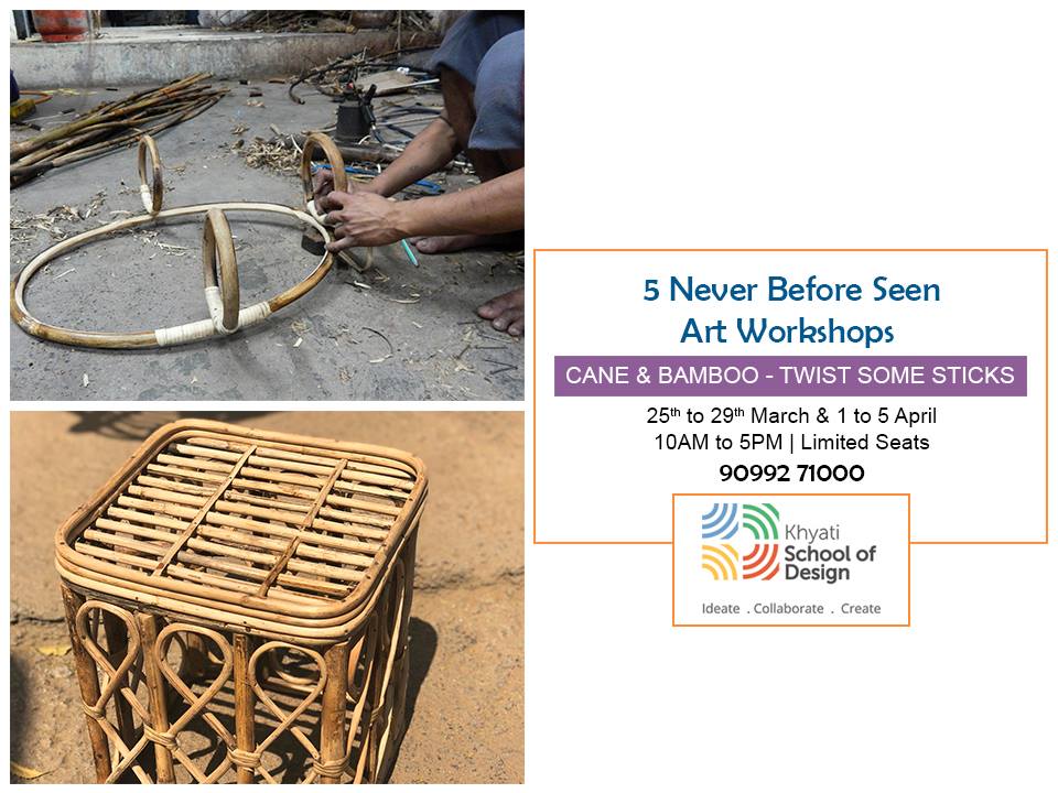 CityShor's tweet photo. 5 Unique Art Workshops at Khyati School of Design!
https://t.co/eB7hXfyD3s
#Workshops #ArtWorkshop #Art #Ceramics #Pottery #Cane #Bamboo #GlassBlowing #JewellerySmithing #FabricDollMaking #GlassAccessories #KhyatiSchoolOfDesign #CityShorAhmedabad https://t.co/rgcAFl7HS9