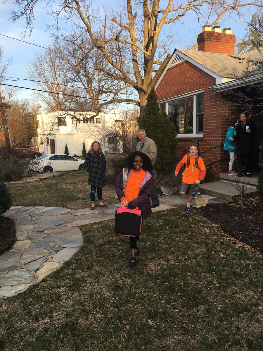 loisbeckett's tweet image. The walkout at Naomi and Carter’s school will last 18 minutes, with an extra minute added for Courtlin Arrington, who was shot at a school in Alabama. When African-American women are killed “their names aren’t remember, so I thought it was important to add,” Naomi said.