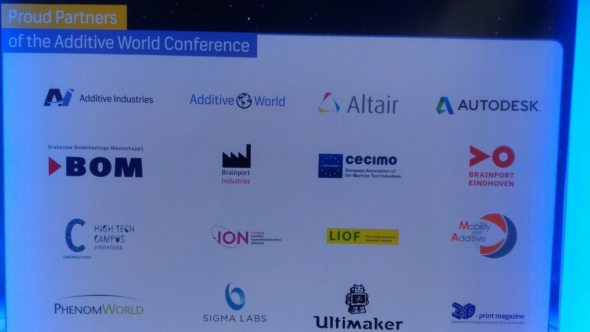 cecimo's tweet photo. #AdditiveWorldConference is ongoing. We are getting a lot of insights into #additive applications. https://t.co/mOx2Wc2ZWk