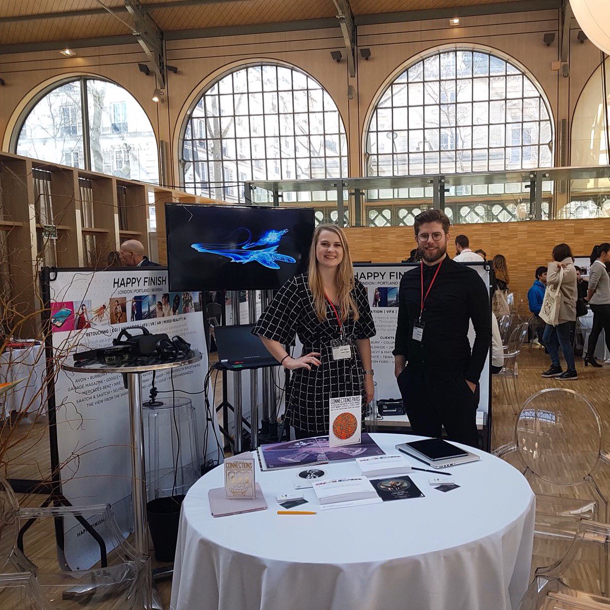 Happy_Finish's tweet photo. Bonjour from Paris! We're at Le Book Connections in the beautiful Carreau du Temple today and tomorrow, showing some of our latest #Retouch, #CGI, #VR, #AR and #AI work! Come and say hi if you're around π
#lebookconnectionsparis #lebookconnections #lebook https://t.co/JiIsIaYZmD
