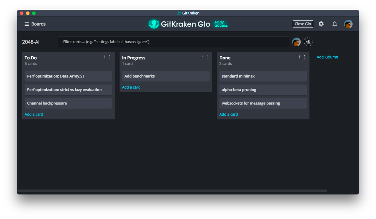 dfacastro's tweet image. @GitKraken&apos;s new #GitGloing boards are pretty good!