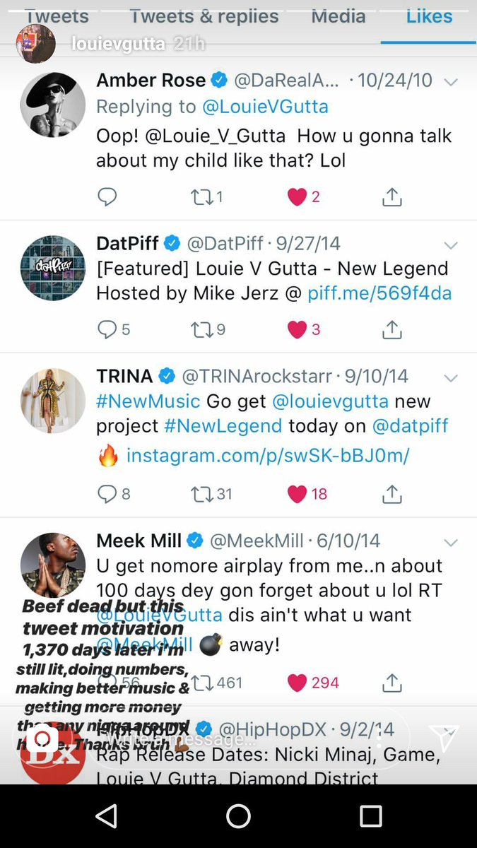 themostaa's tweet photo. @billboard why? not sayn he belong there, but he did have a gun & he did have🔥hot urines lol i swear karma never forget. whats meek mill pp# number so i can send him an update @ LouieVGutta over 1 million streams on @Spotify & #NewLegend2 is gold #lookatgod https://t.co/1QinT4JNQj
