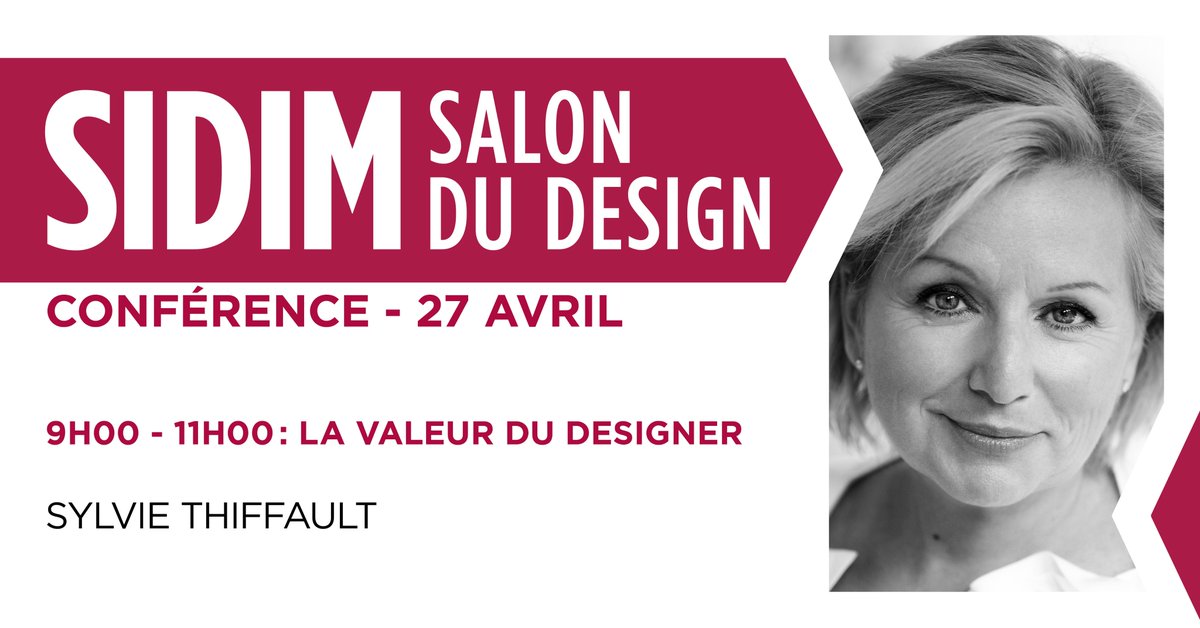 _INT_design's tweet image. Lors de cette conférence, Sylvie Thiffault vous montrera comment 
Avoir la confiance de suggérer solidement vos idées à vos clients tout en sachant préserver des relations de qualité!
Réservez votre place sidim.com/conferences/
