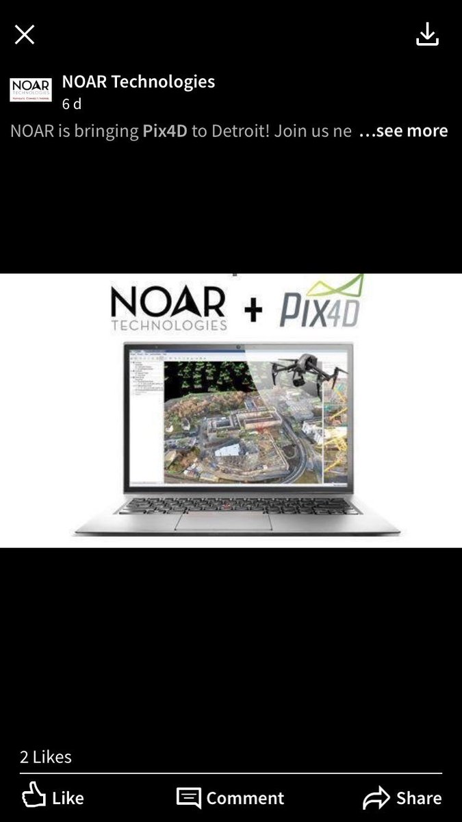 NOARtech's tweet photo. #NOARtech + @pix4d packed house training in Detroit = successful @DJIEnterprise Drone projects. https://t.co/xTwgziKmcT
