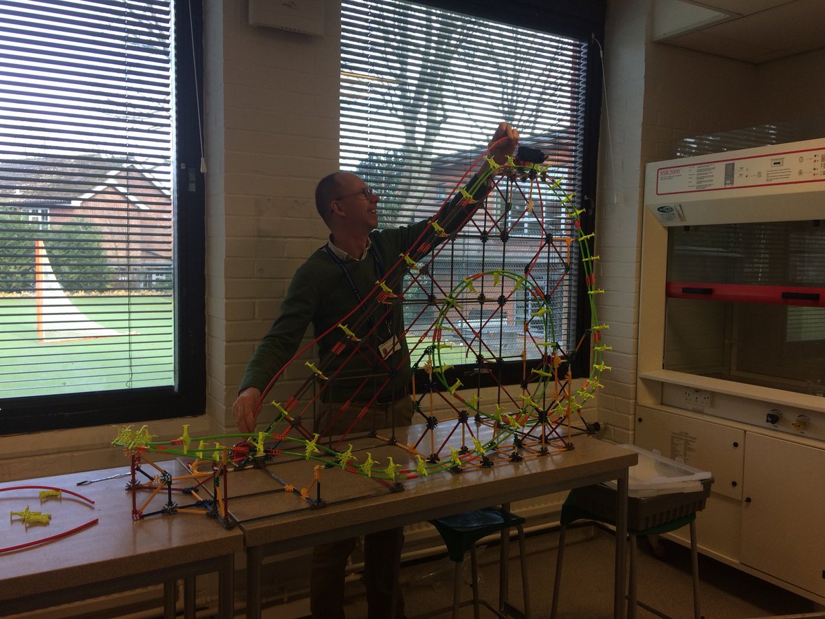 Rollercoaster coming along nicely #BritishScienceWeek