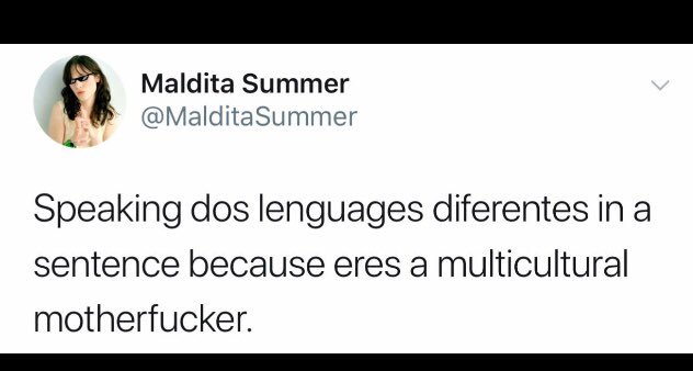 CasinoKevin1979's tweet photo. Mi amiga en #Mexico señt me this lol
#Spanish #SpanglishIsReal #DosLanguages #MultiCulturalMotherFucker https://t.co/nXV4Fns4oV